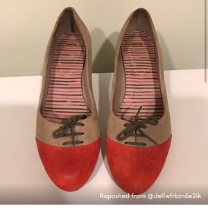 CAMPER leather lace up heels